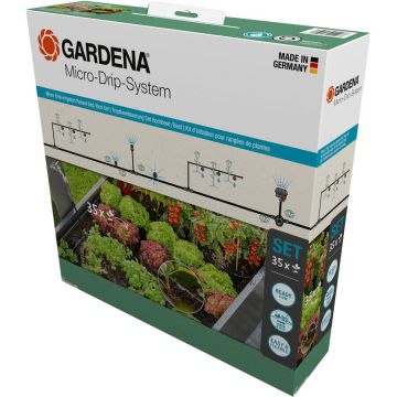 Micro-Drip System Drip Irrigation Set Raised Bed/Bed, 35 Plants, Dripper (Black/Grey, Model 2023) Micro-Drip System Drip Irrigation Set Raised Bed/Bed, 35 Plants, Dripper (Black/Grey, Model 2023)