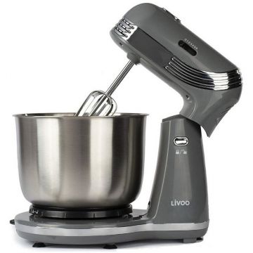 Mixer cu bol rotativ DOP137G 6 viteze 3L 250W Grey Mixer cu bol rotativ DOP137G 6 viteze 3L 250W Grey