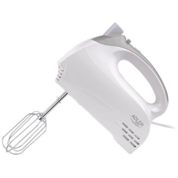 Mixer De Mana 5 Viteze 300W Alb-Gri Mixer De Mana 5 Viteze 300W Alb-Gri