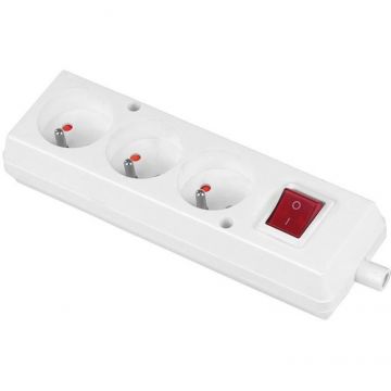 Multipriza GN-370SWS 3 Prize Intrerupator Alba Multipriza GN-370SWS 3 Prize Intrerupator Alba