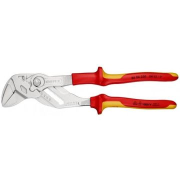 pliers wrench 86 06 250, VDE-insulated (red/yellow, length 250mm, 19-fold adjustable) pliers wrench 86 06 250, VDE-insulated (red/yellow, length 250mm, 19-fold adjustable)