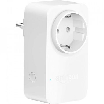 Priza Inteligenta Smart Plug 1x Schuko Asistent Vocal Alexa Alb