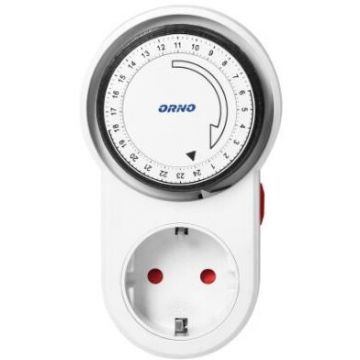 Priza Programabila OR-PRE-443(GS) Mecanica Schuko 3680W 16A IP20 Alb