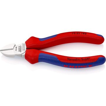 side cutters 70 05 140, cutting pliers (red/blue, length 140mm)