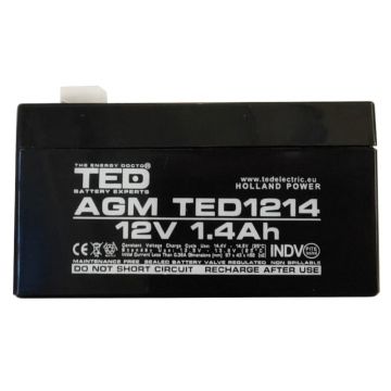 Acumulator 12V 1,4 AH cu GEL PL 1.4 AH, BAT0213 Acumulator 12V 1,4 AH cu GEL PL 1.4 AH, BAT0213