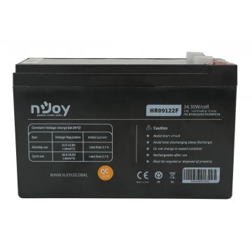 Acumulator 12V Njoy HR09122F pentru UPS-uri profesionale
