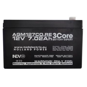 Acumulator centrala de alarma 12V PL7A, ACC7AH Acumulator centrala de alarma 12V PL7A, ACC7AH