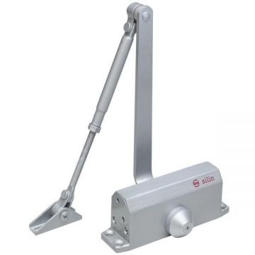 Amortizor hidraulic cu brat pentru usi de 25-45kg, cu blocare, SA-5012AD-sv