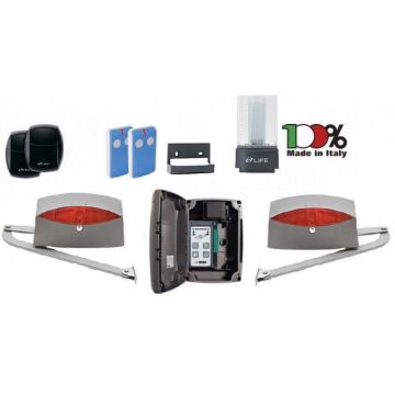 Automatizare pentru poarta batanta LIFE SINUO, 400kg pe canat, brat articulat, SINUO3 Automatizare pentru poarta batanta LIFE SINUO, 400kg pe canat, brat articulat, SINUO3