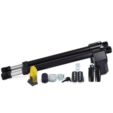 Automatizare poarta batanta pana la 2x 3 metri sau 2x 300 kg, Kit complet cu telecomanda, 230v, Linomatik LINO400KIT-FULL