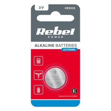 Baterie CR2016 pentru telecomenzi REBEL EXTREME BAT0194 Baterie CR2016 pentru telecomenzi REBEL EXTREME BAT0194