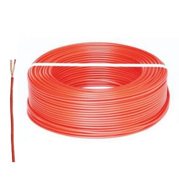 Cablu conductor flexibil MYF 1,5mm, rola100 metri, rosu, CCA MYF1.5ROSU