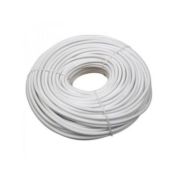 Cablu de alimentare flexibil cu fire de cupru, Myym 3x1,5 mm, alb, MYYM3X1.5-CU ALB