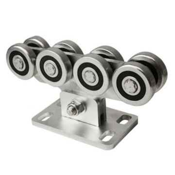 Carucior in 8 role pentru feronerie poarta autoportanta in consola 500Kg, G65-8 Carucior in 8 role pentru feronerie poarta autoportanta in consola 500Kg, G65-8