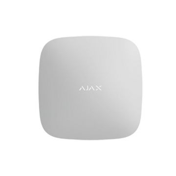 Centrala alarma wireless, 2xSIM, 3G/2G, Ethernet, Wi-Fi, 868 MHz, alba, AJAX HUB PLUS WH