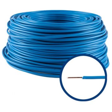Conductor FY 1,5 mm, solid, 100 m, FY1.5-ALBASTRU