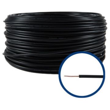 Conductor FY 2,5 mm, solid, 100 m, FFY2.5-NEGRU