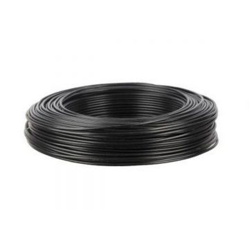 Conductor FY 4 mm, solid, 100 m, FY4-NEGRU