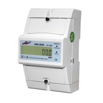 Contor monofazat digital, 4 module, 230V, afisaj electronic, 02-554/dig