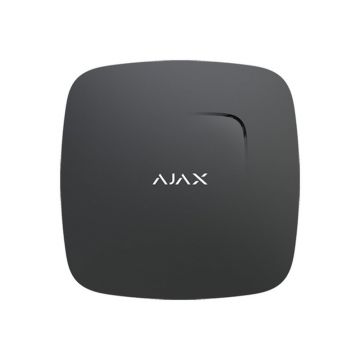 Detector de fum, temperatura si CO, wireless, 868 MHz, negru, 85 dB, AJAX FireProtect Plus BL