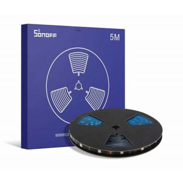 Extensie banda LED RGB, 5 metri, pentru SONOFF L1, RGB 5050