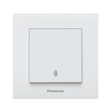Intrerupator alb cap scara, cu montaj incastrat, IP 20, Karre Plus Panasonic P-KPSC Intrerupator alb cap scara, cu montaj incastrat, IP 20, Karre Plus Panasonic P-KPSC
