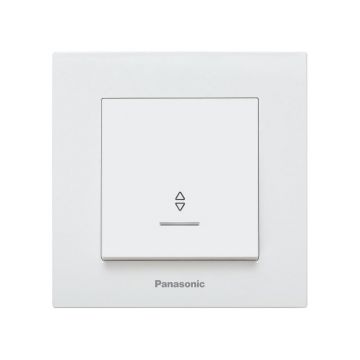 Intrerupator cap scara cu LED, cu montaj incastrat, IP 20, Karre Plus Panasonic P-KPSCL Intrerupator cap scara cu LED, cu montaj incastrat, IP 20, Karre Plus Panasonic P-KPSCL