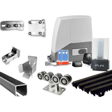 Kit automatizare poarta autoportanta in consola complet pentru 500 KG, Life KITPOARTA500
