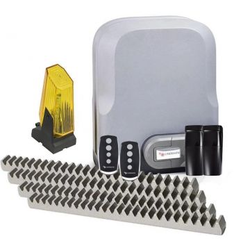 Kit automatizare poarta culisanta 600 Kg Linomatik + 4 metri cremaliera metalica, SLIDE6KIT-CM-FULL