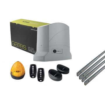 Kit automatizare poarta culisanta 600 kg, uz intens + 4 metri cremaliera de metal DYKIT24/600+4CM