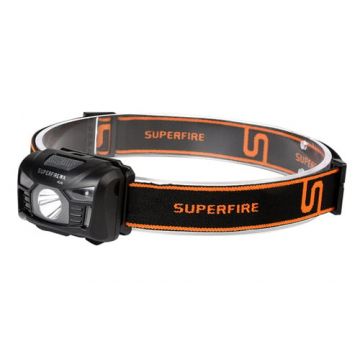 Lanterna cu incarcare pentru cap 500 lm Superfire HL06