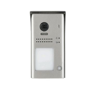 Post de exterior pentru videointerfon, 2 MP, lentila Fisheye, unghi vizual 170 grade, conexiune pe 2 fire, 1 apartament, DT607-ID-S1(v2)