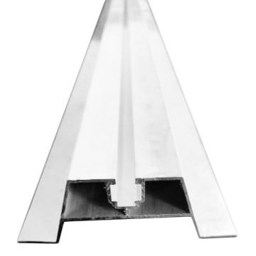 Profil de aluminiu montaj acoperis metalic lungime 3.3 m L1X40X50X113