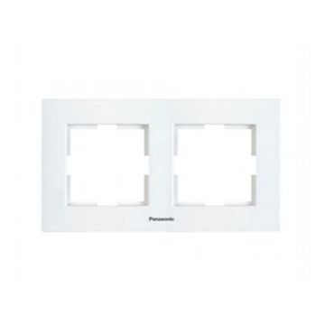 Rama orizontala 2 posturi, aparataj de camera cu montaj ingropat, Karre Plus Panasonic P-KPR2O Rama orizontala 2 posturi, aparataj de camera cu montaj ingropat, Karre Plus Panasonic P-KPR2O