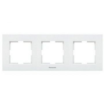 Rama orizontala 3 posturi, aparataj de camera cu montaj ingropat, Karre Plus Panasonic P-KPR30 Rama orizontala 3 posturi, aparataj de camera cu montaj ingropat, Karre Plus Panasonic P-KPR30