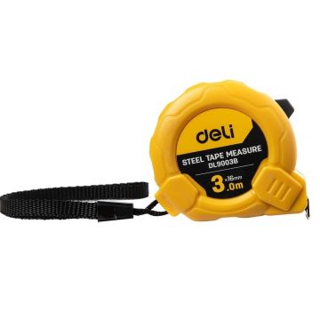 Ruleta metalica 3 metri - 16mm, Deli EDL9003B