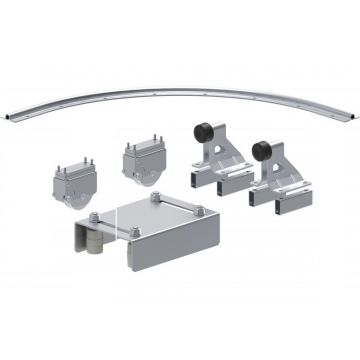 Set feronerie culisare 90 de grade curba, 1m, Fac KA8103.100