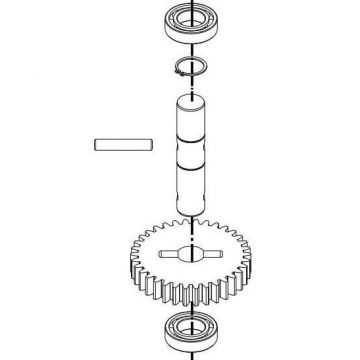 Set transmisie secundar pentru automatizari de porti Life Armor 5RI1380000