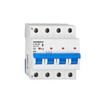 Siguranta automata 3P+N C32A 6kA SCHRACK AM617832