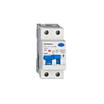 Siguranta automata diferentiala C20A 1P+N 6kA Schrack AK667620