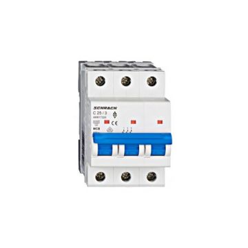 Siguranta automata tripolara C25A 6kA SCHRACK AM617325