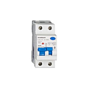 Siguranta diferentiala 1P+N C16A 6kA Schrack AK667616 Siguranta diferentiala 1P+N C16A 6kA Schrack AK667616