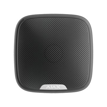 Sirena de exterior pentru sistem de alarma, negru, Ajax, AJAX STREETSIREN BL