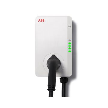 Statie incarcare EV, ABB Terra AC 22 kW, trifazica, cablu 5 metri, fisa type2, RFID, 4G, ABB-6AGC082157