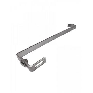 Suport fix de tip S, Inox, 470mm, pentru fixare panouri, SUPORT-TYPE-S