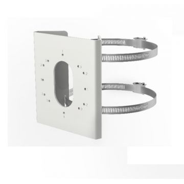 Suport pentru montare camera de supraveghere pe stalp, Hikvision DS-1275ZJ-S-SUS