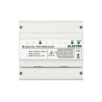 Sursa de alimentare auxiliara pentru videointerfoane, generatia 3, ELECTRA, PSU.VDR03.ELG04