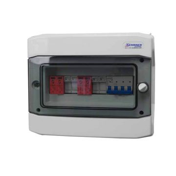 Tablou protectii pentru sistem fotovoltaic trifazat 8-10 KW cu 2 stringuri, Noark P_8_T_2S