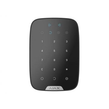 Tastatura wireless neagra pentru sistem de alarma, taste touch iluminate, AJAX KEYPAD PLUS BL