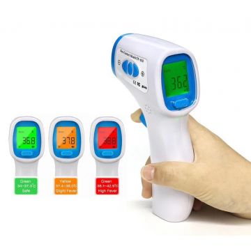 Termometru cu infrarosu fara atingere, scanare 5-10 cm, Safer IT006